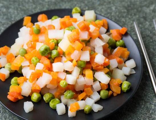 daržovių salotos Maggi dietai